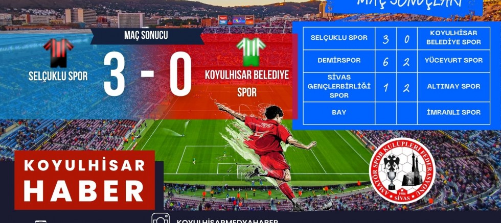 BELEDİYE SPOR MAĞLUP OLDU