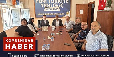 BELEDİYE BAŞKANI SİYASİ PARTİLERİ ZİYARET ETTİ