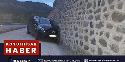 KOYULHİSAR'DA TRAFİK KAZASI : 3 YARALI