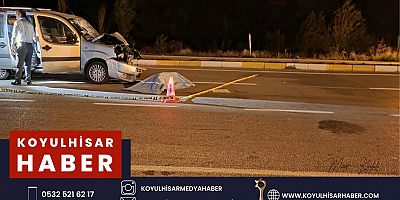 KOYULHİSAR'DA TRAFİK KAZASI : 1 ÖLÜ