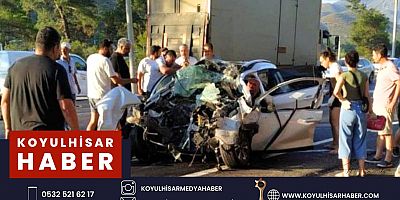MARMARİS'TE FECİ KAZA : 1 ÖLÜ 2 YARALI